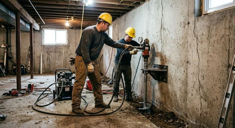 Basement Stabilization in Shelby County, AL