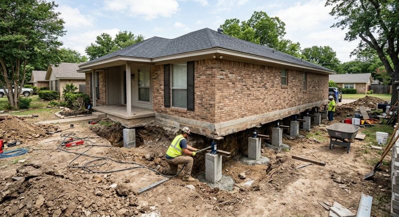 Concrete Foundation Leveling in Leeds, AL