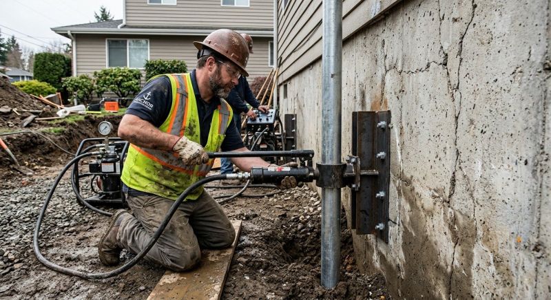 Concrete Foundation Leveling in Wilsonville, AL