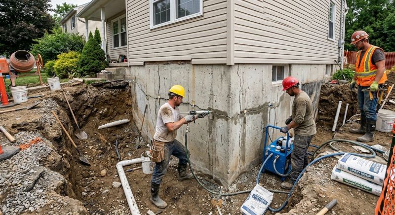 Cracked Foundation Repair in Shelby County, AL