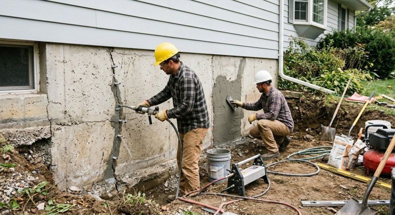 Cracked Foundation Repair in Shelby County, AL