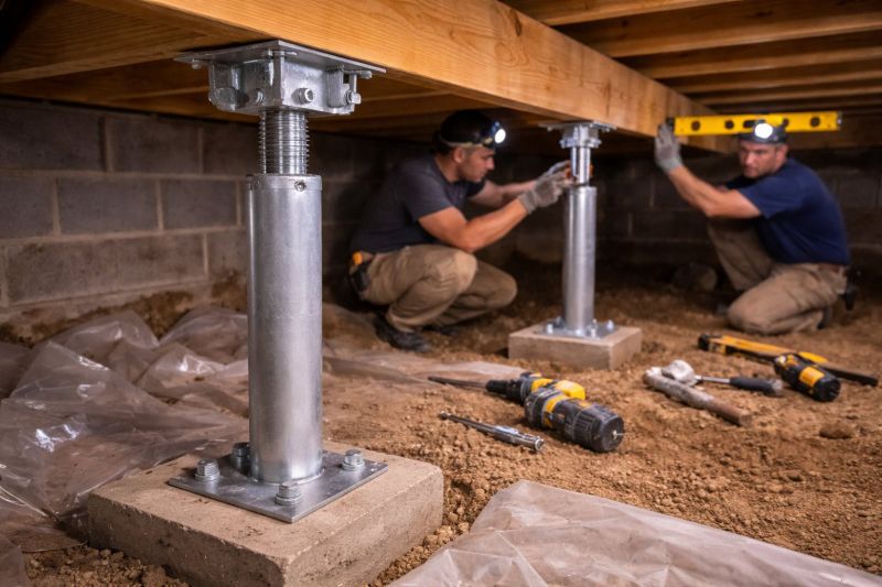 Crawlspace Structural Repair in Shelby County, AL