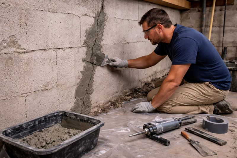 Foundation Crack Repair in Alabaster, AL