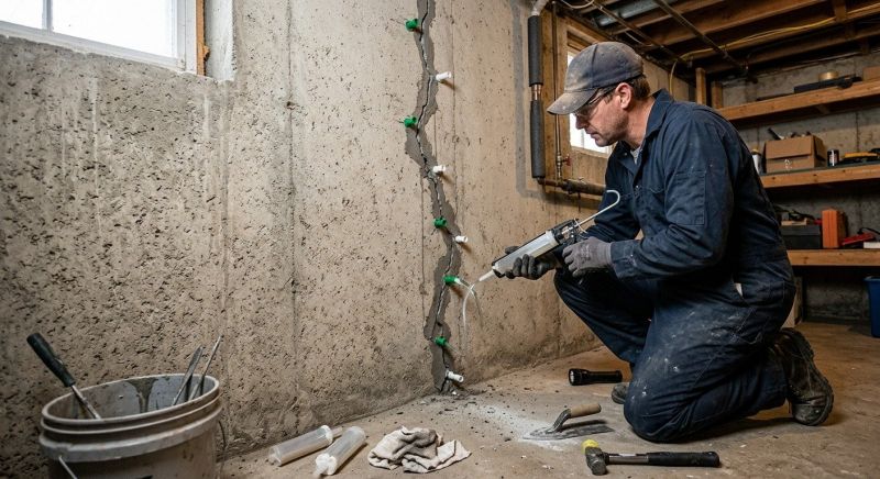 Foundation Crack Repair in Helena, AL