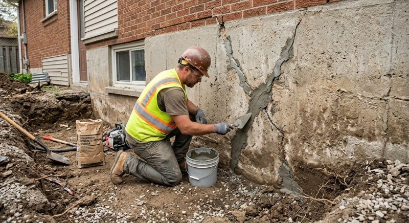 Foundation Crack Repair in Shelby County, AL