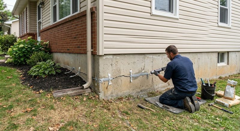 Foundation Crack Sealing in Shelby County, AL