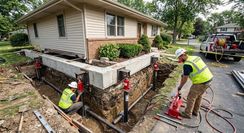 Foundation Jacking in Pelham, AL
