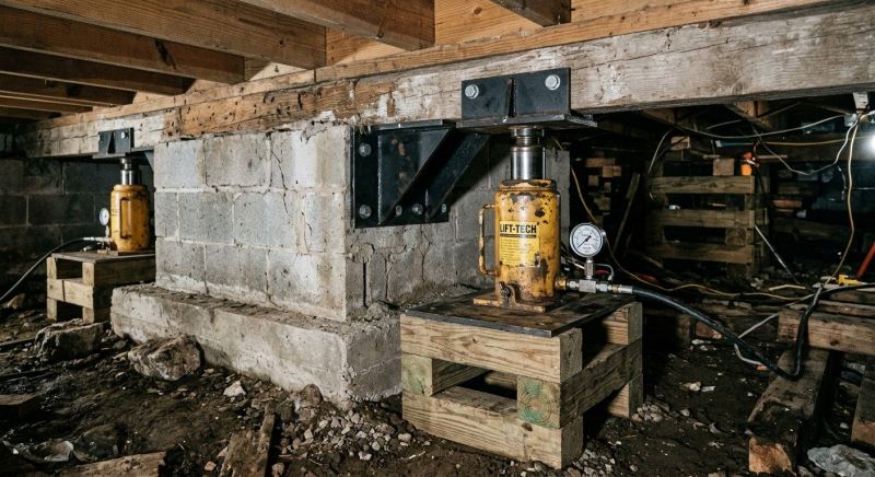 Foundation Jacking in Pelham, AL