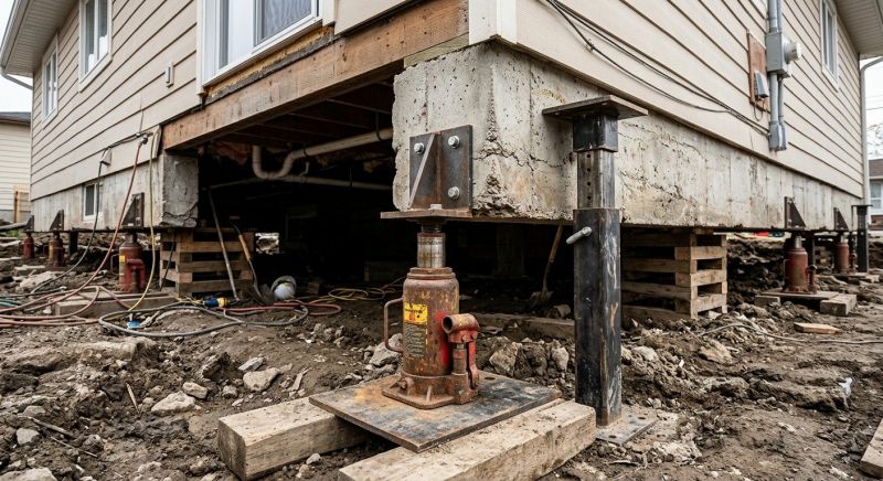 Foundation Lifting in Wilsonville, AL