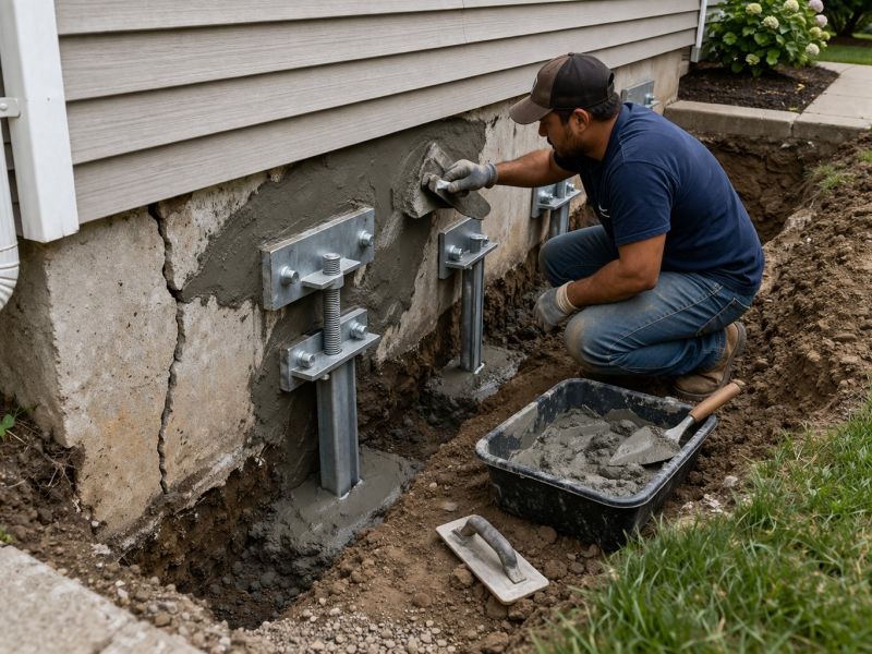 Foundation Pier Repair in Shelby County, AL