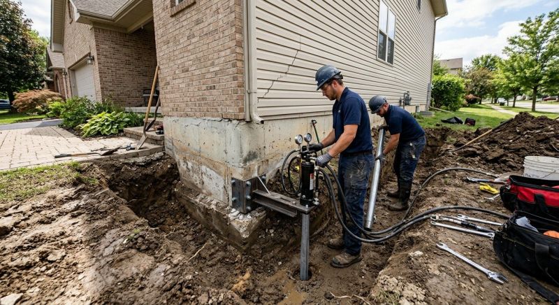 Foundation Settlement Repair in Shelby County, AL