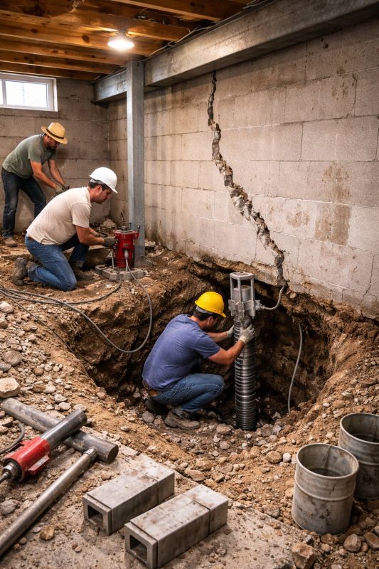 Foundation Structural Repair in Pinson, AL
