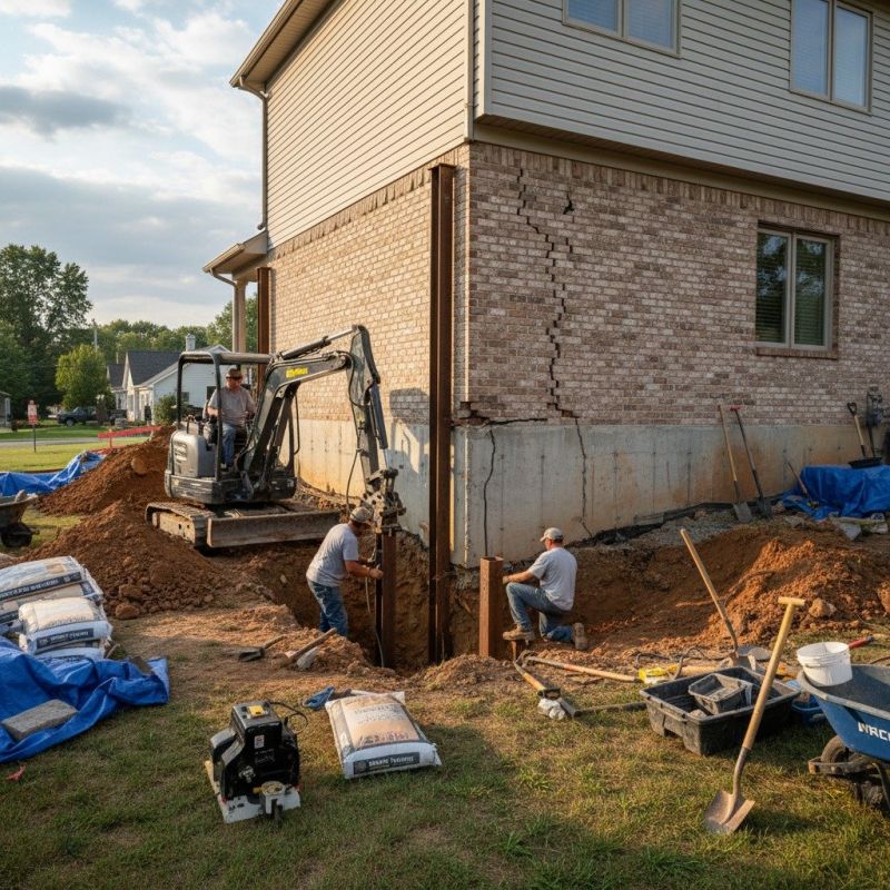 Foundation Structural Repair in Wilsonville, AL