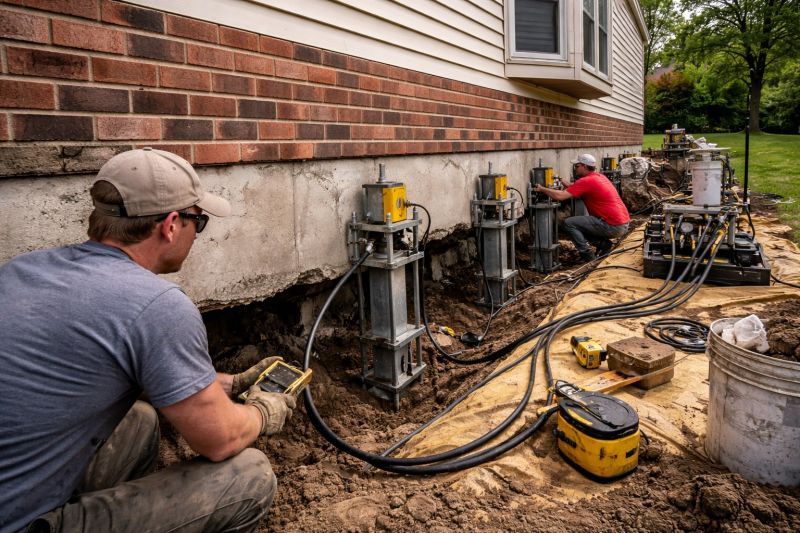 Settling Foundation Service in Odenville, AL