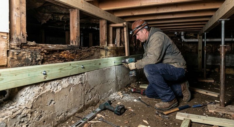 Sinking Foundation Repair in Birmingham, AL