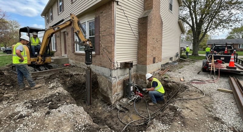 Sinking Foundation Repair in Odenville, AL
